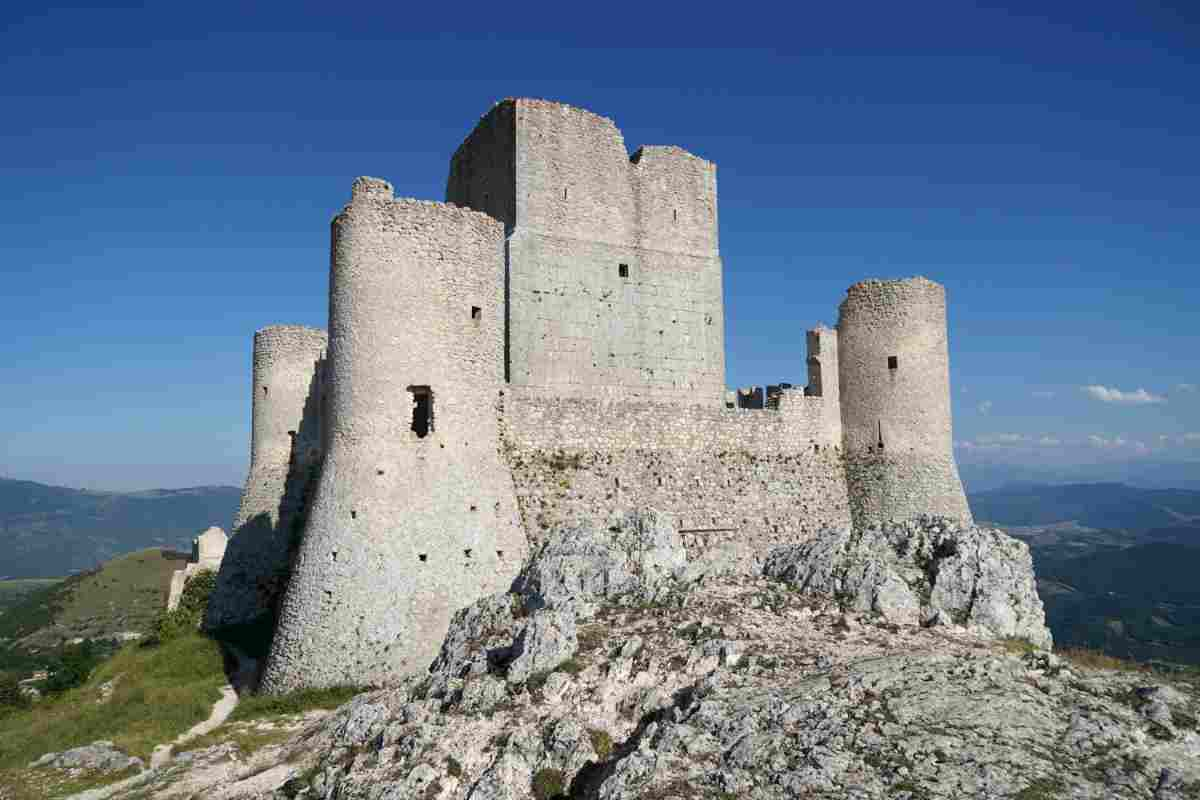 Rocca Calascio, panorama del castello fortezza