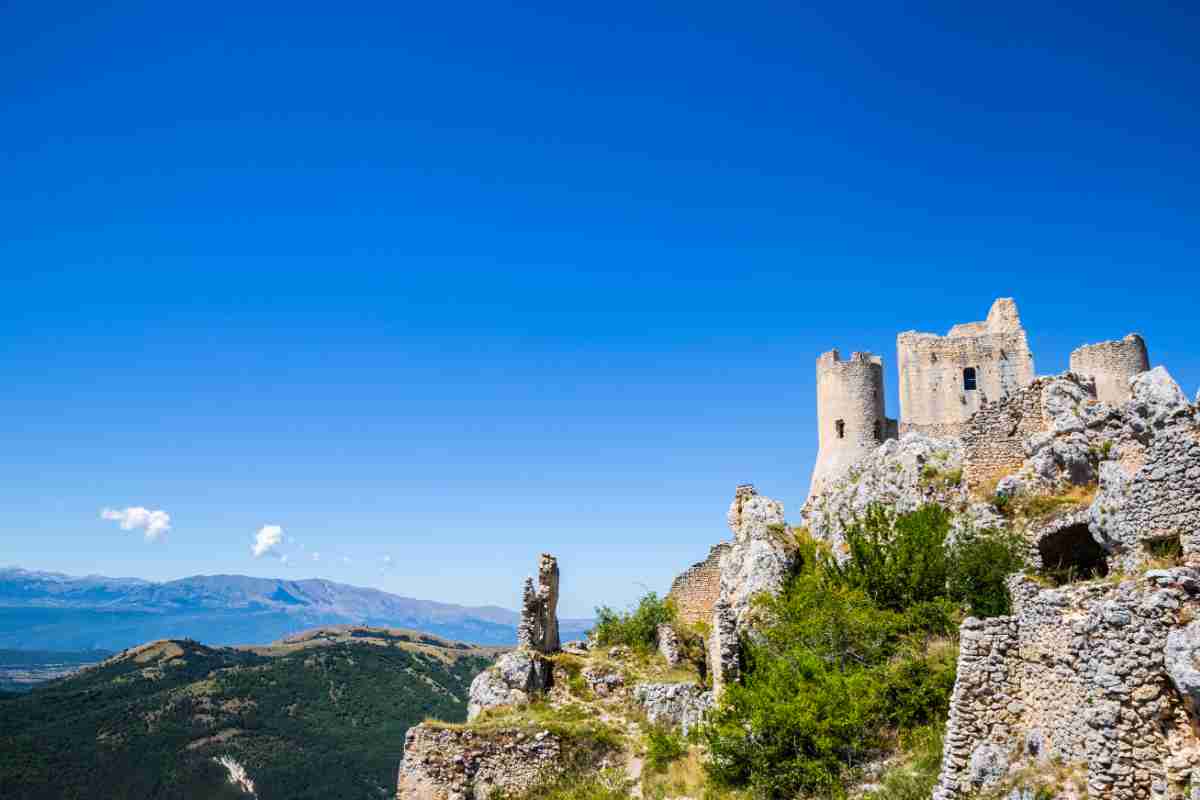 Rocca Calascio fortezza castello in abruzzo