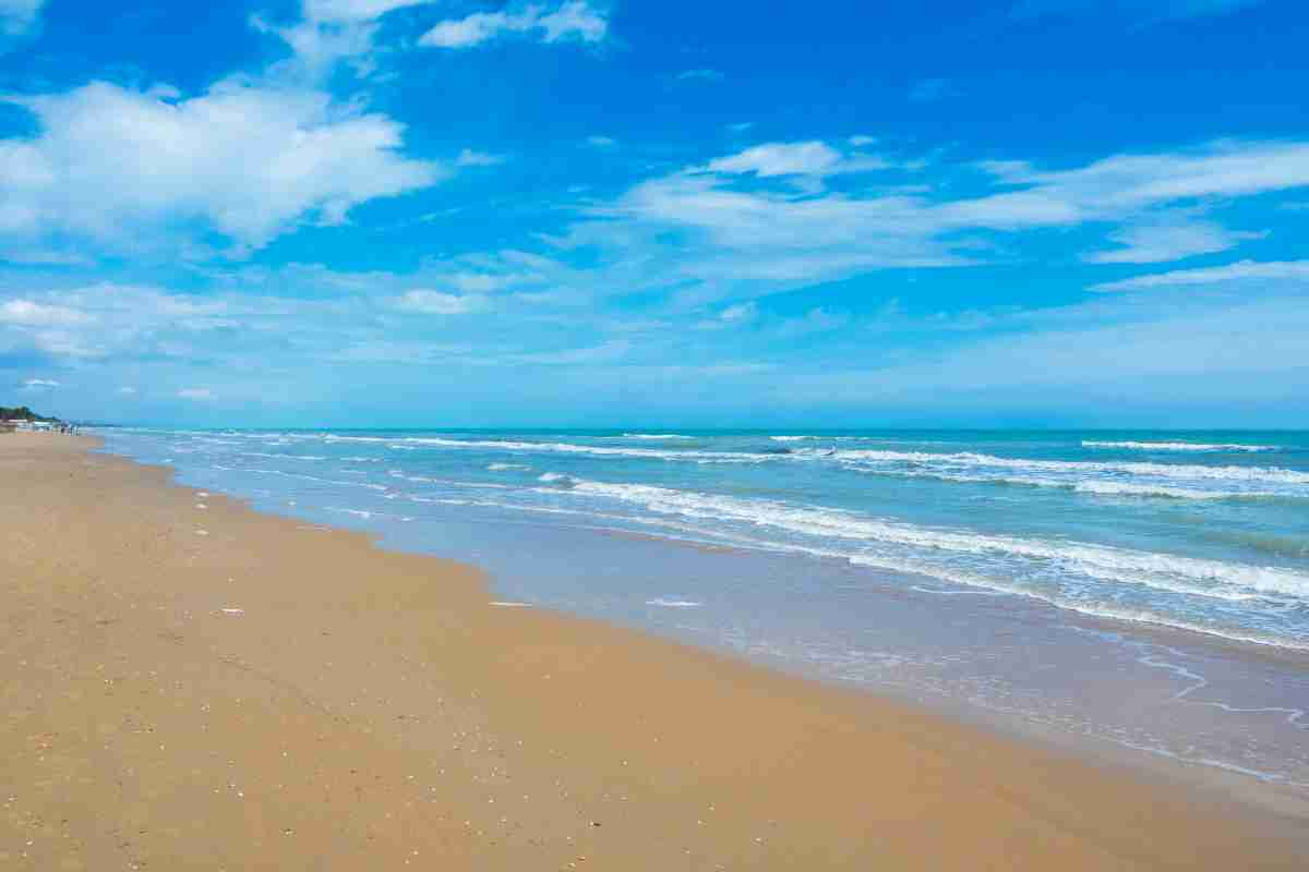 Spiaggia di Pineto mare in Abruzzo