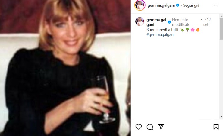 gemma galgani la foto da giovanissima