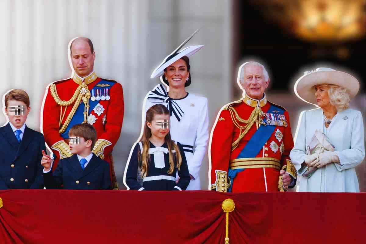 Royal Family incidente al trooping the colour