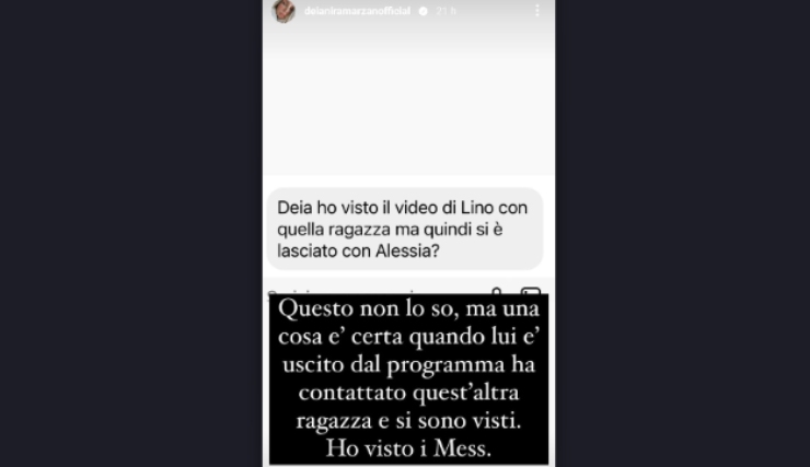 temptation island gesto lino di nascosto