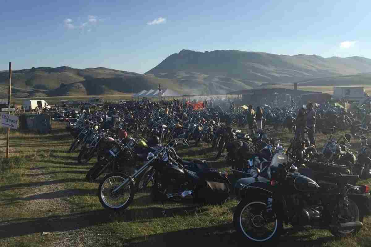 Raduno di Harley Davidson a Campo Imperatore foto IG titoricci inabruzzo.it