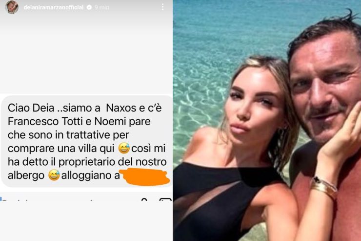 totti noemi annuncio