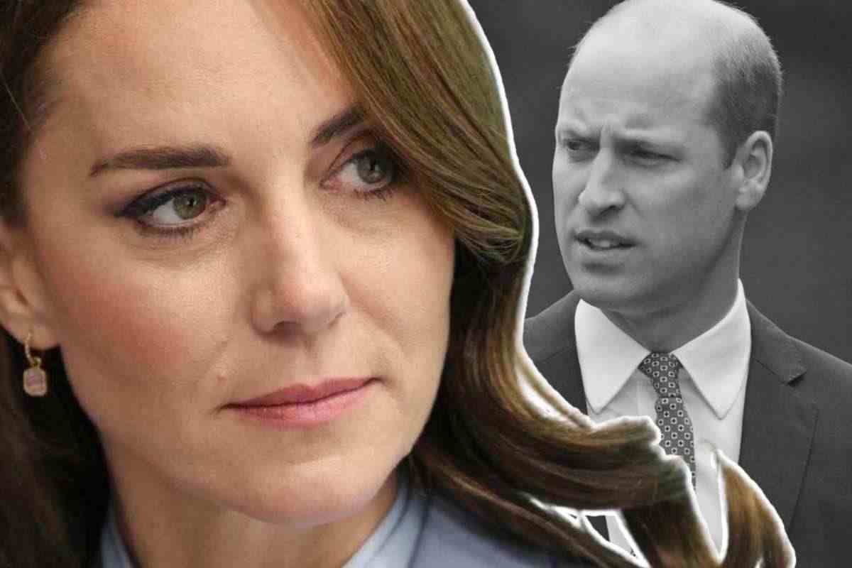 Kate Middleton lasciata con una telefonata da William